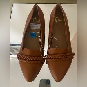 Report Brown Braided Loafers brand New